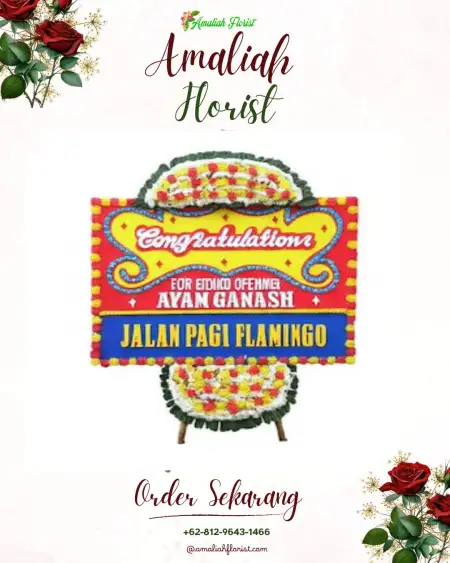 Sewa Papan Bunga Marmoyo
